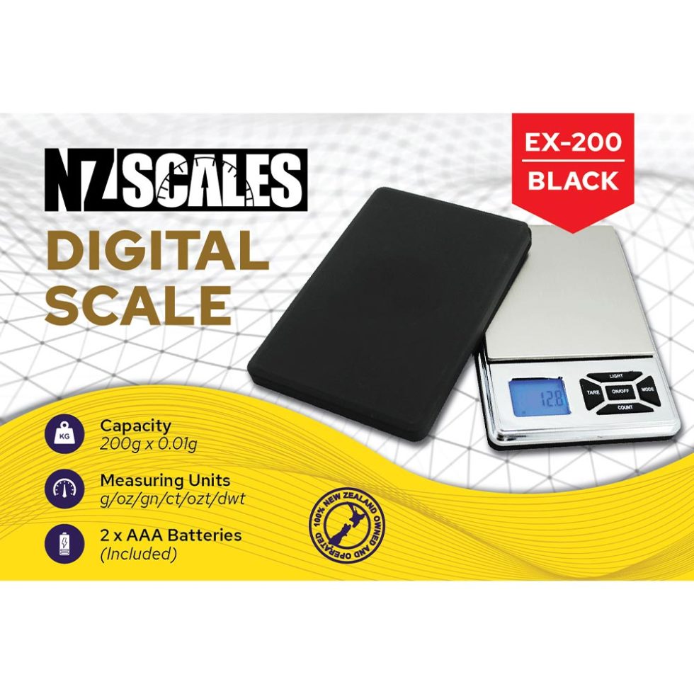 NZ Digital Scale EX200 200 x 0.01g NZ Scales