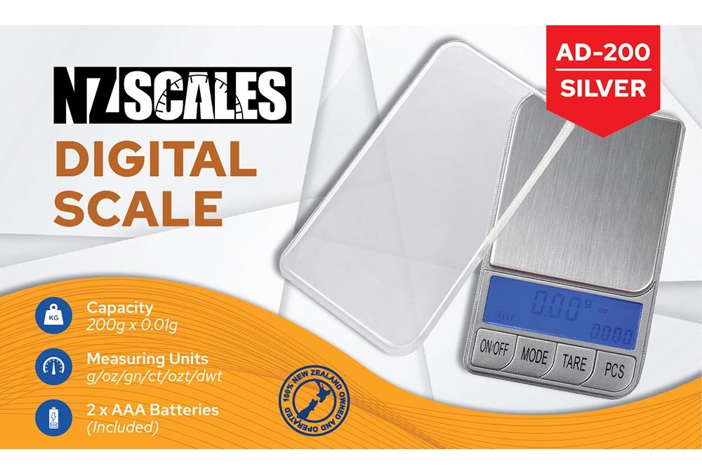 NZ Digital Scale AD-200 200 x 0.01g